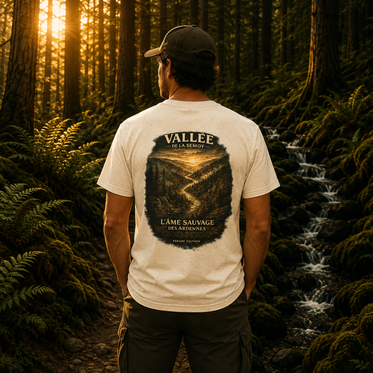T-shirt Parade Sauvage - Vallée de la Semoy, L'Âme Sauvage des Ardennes