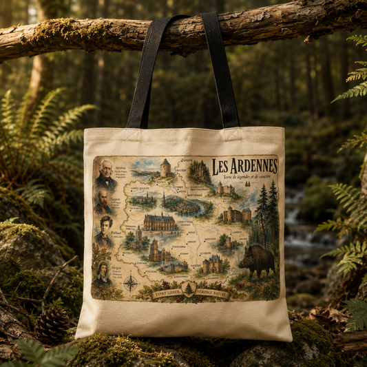 Les Ardennes Parade Sauvage - Tote Bag Vintage Héritage Nature