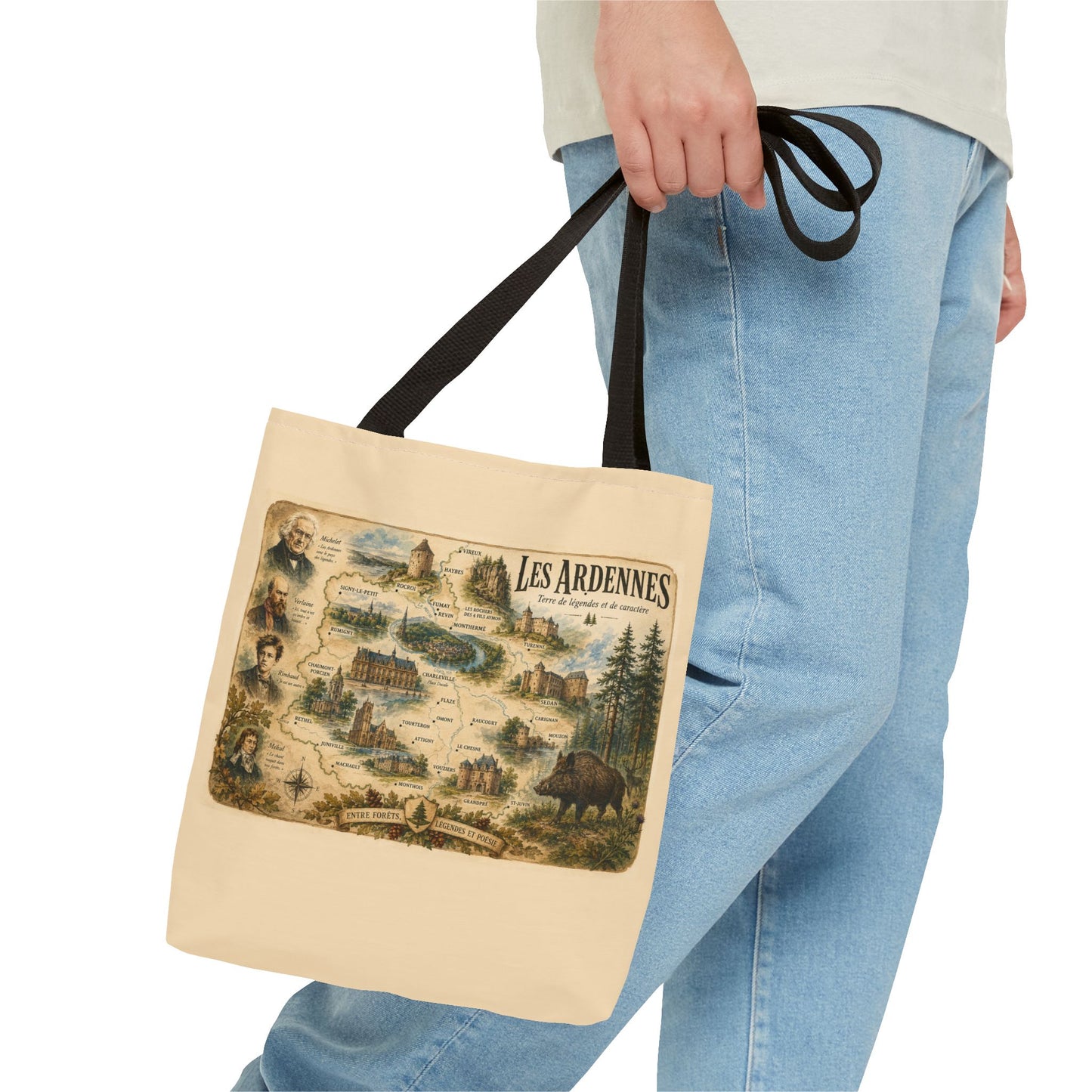 Tote Bag  Les Ardennes, Terre de légendes - Parade Sauvage
