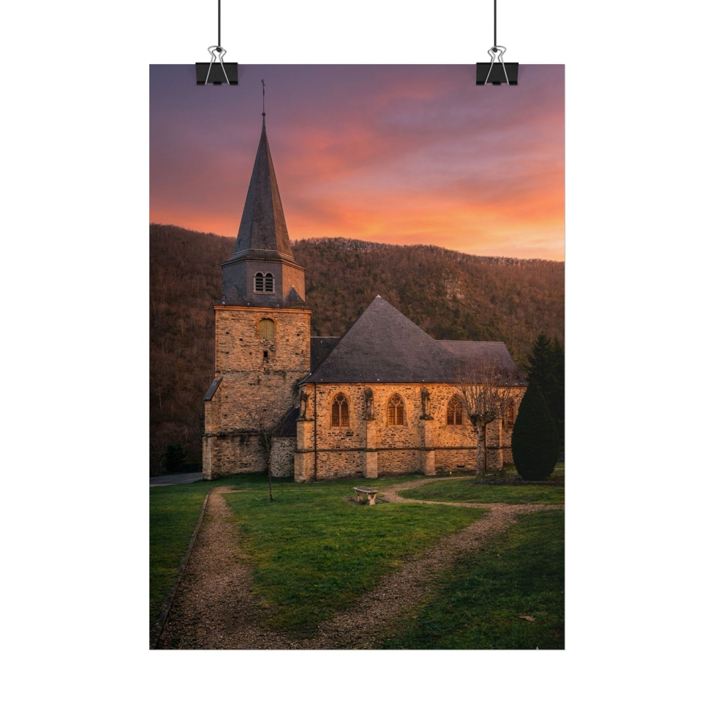 Poster Église Saint-Léger de Monthermé — Parade Sauvage