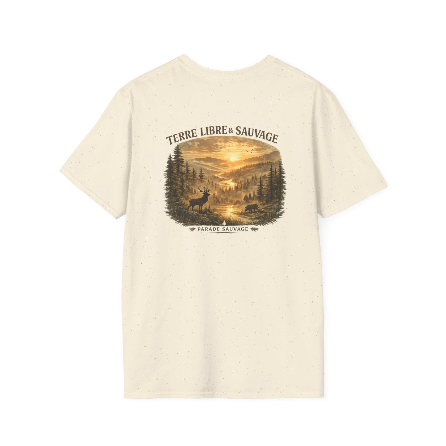 T-shirt Cerf des Ardennes -  Parade Sauvage