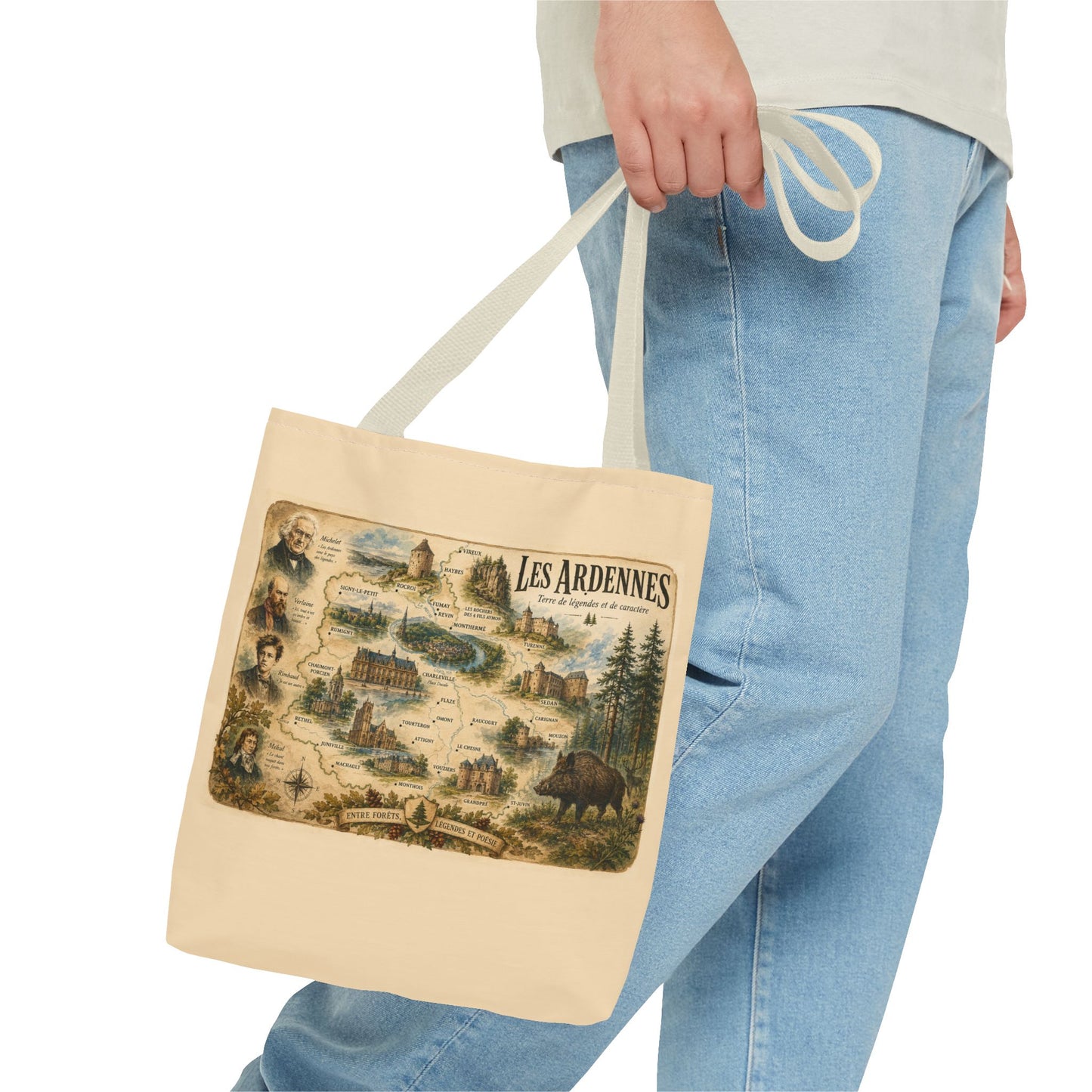 Tote Bag  Les Ardennes, Terre de légendes - Parade Sauvage