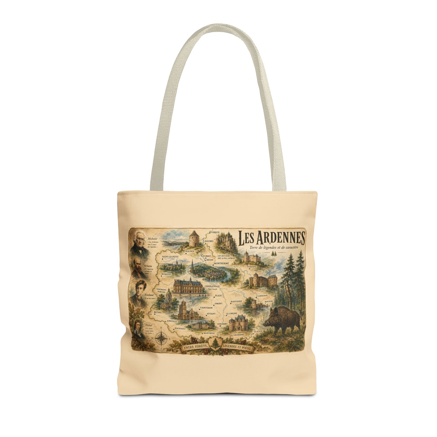 Tote Bag  Les Ardennes, Terre de légendes - Parade Sauvage