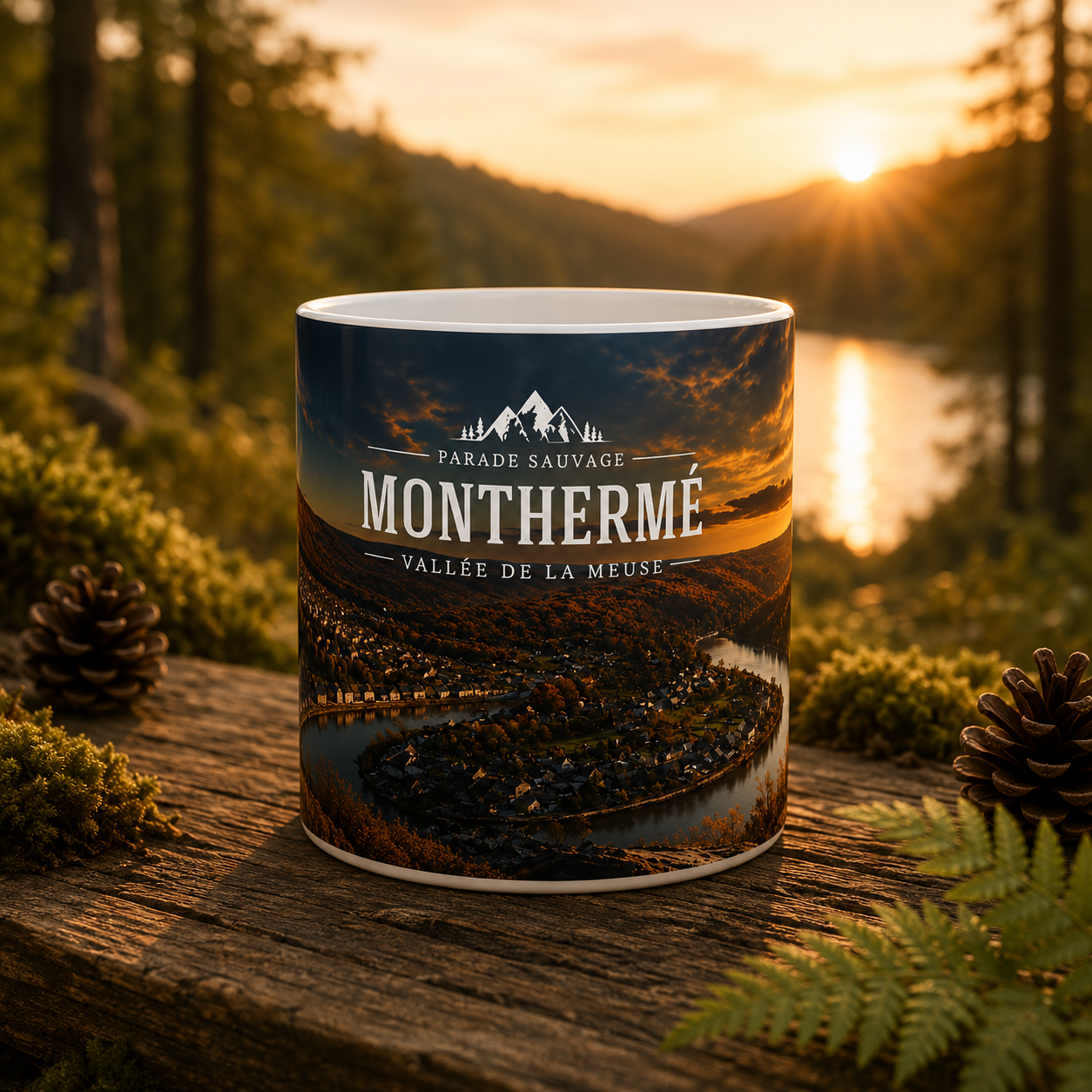 Monthermé Parade Sauvage - Mug Panoramique Vallée de la Meuse