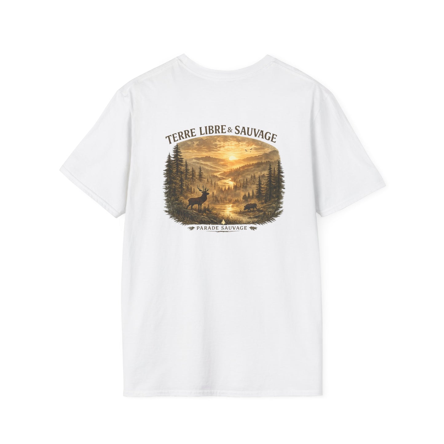 T-shirt Cerf des Ardennes -  Parade Sauvage