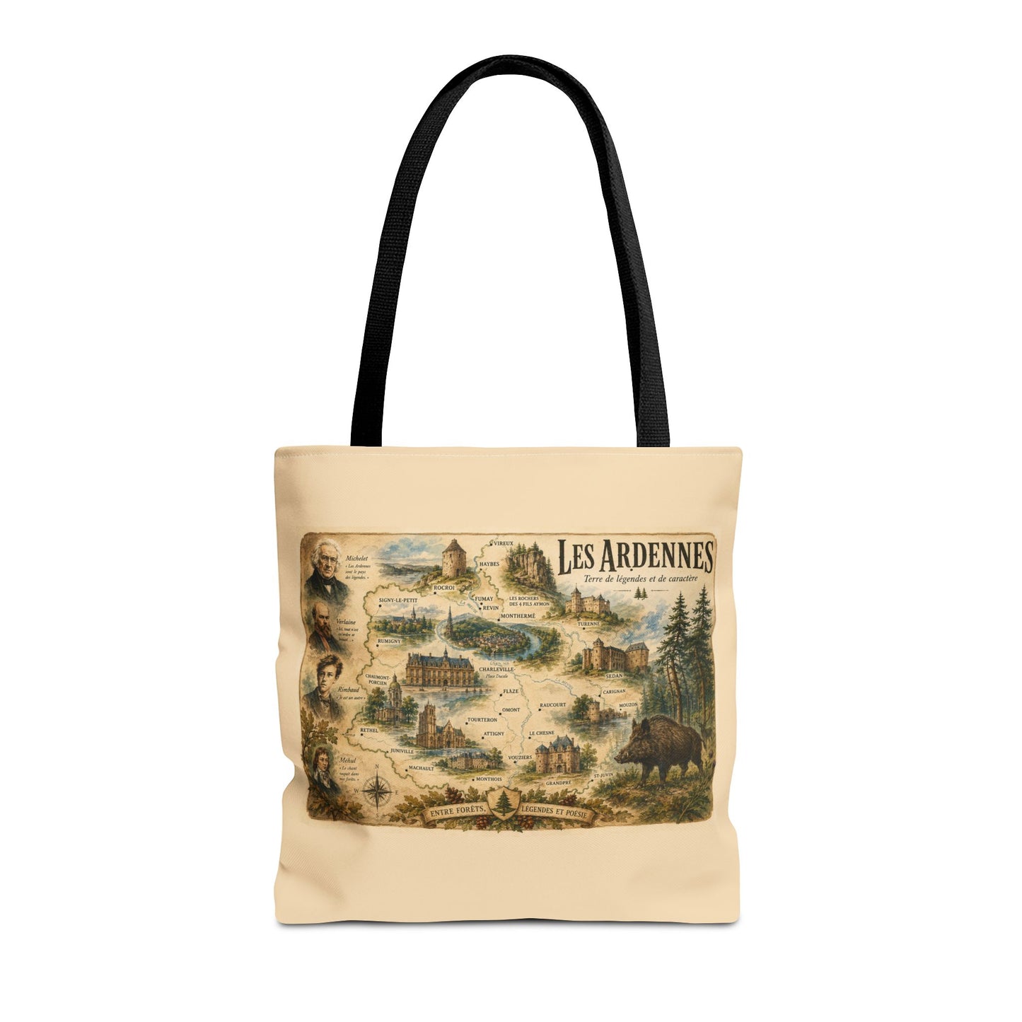 Tote Bag  Les Ardennes, Terre de légendes - Parade Sauvage