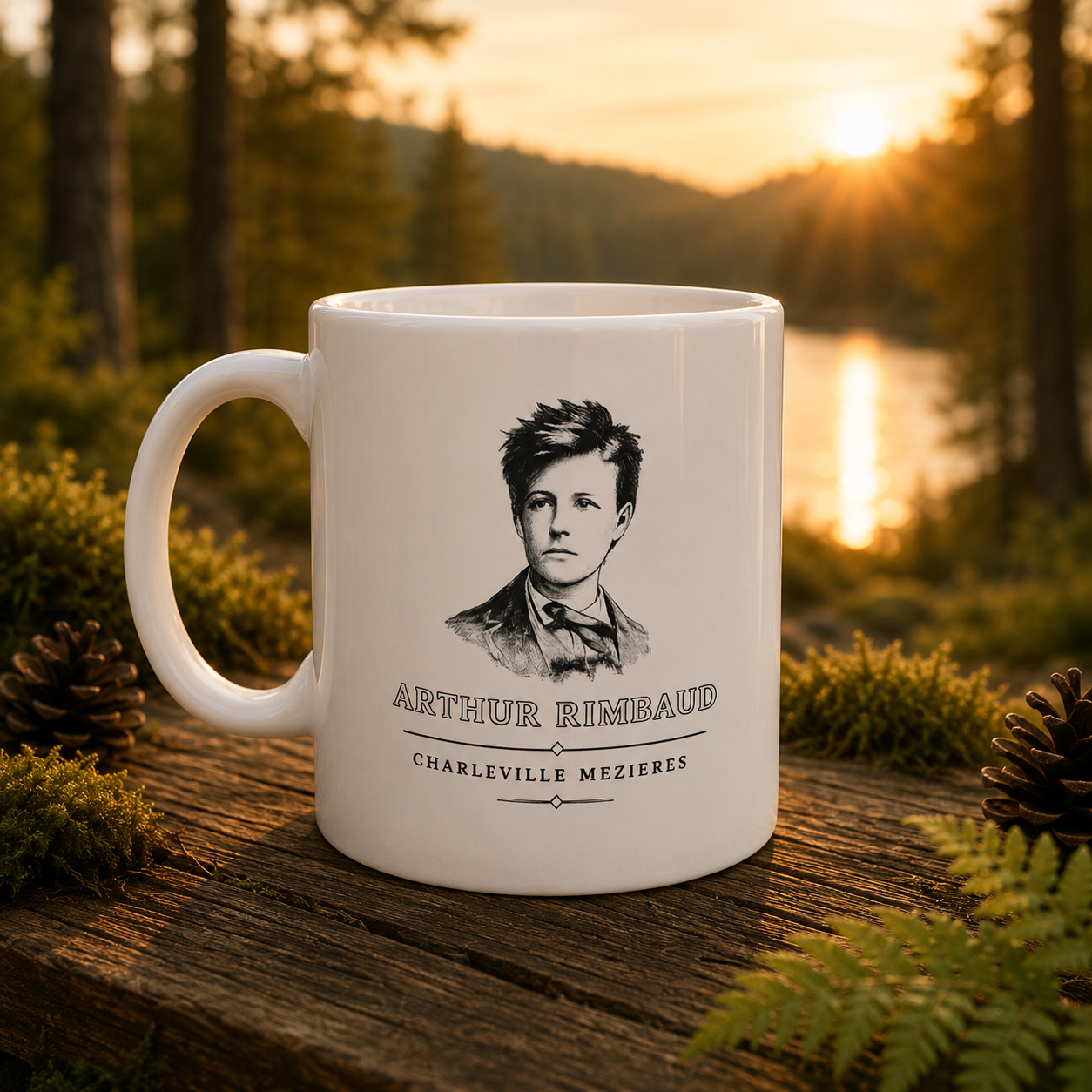 Arthur Rimbaud Parade Sauvage - Mug Vintage Charleville-Mézières