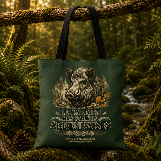Tote Bag Parade Sauvage - Le Gardien des Forêts Ardennaises