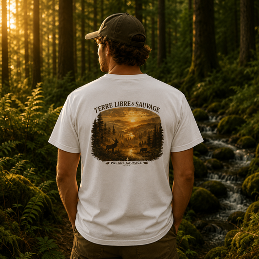 Terre Libre & Sauvage Parade Sauvage - T-shirt Vintage Nature Authentique