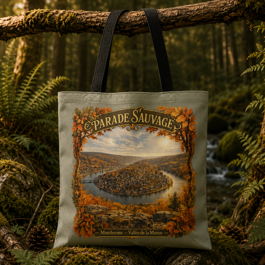 Monthermé Parade Sauvage - Tote Bag Vintage Vallée de la Meuse