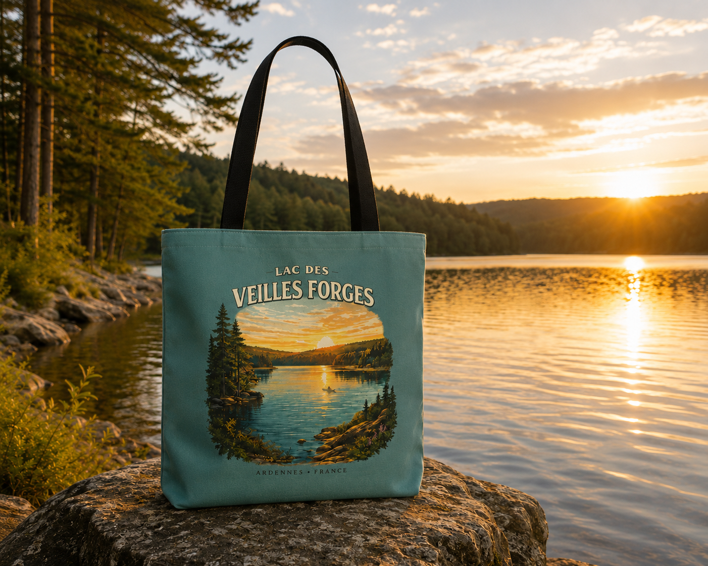 Tote Bag Lac des Vieilles Forges  - Parade Sauvage