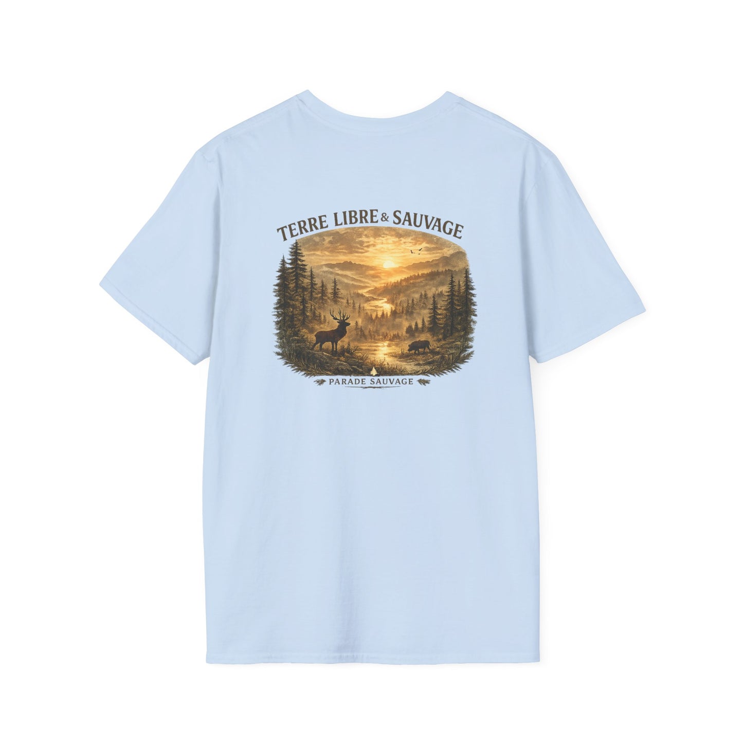 T-shirt Cerf des Ardennes -  Parade Sauvage