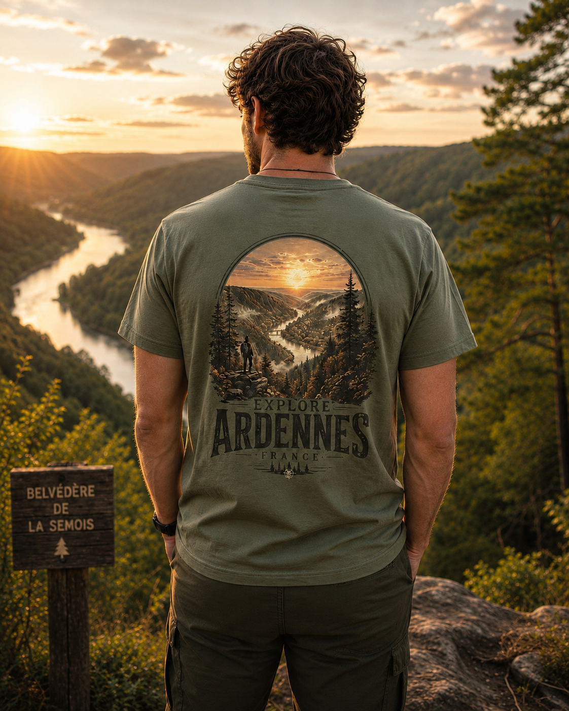 T-shirt Explore Ardennes —  Parade Sauvage