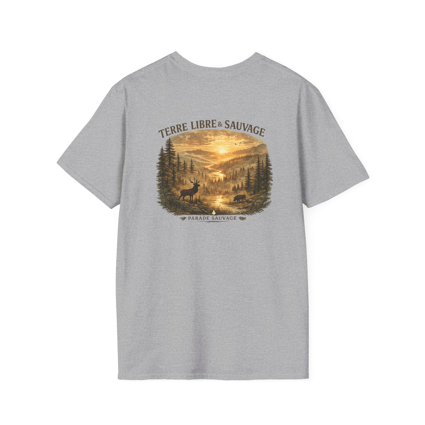 T-shirt Cerf des Ardennes -  Parade Sauvage