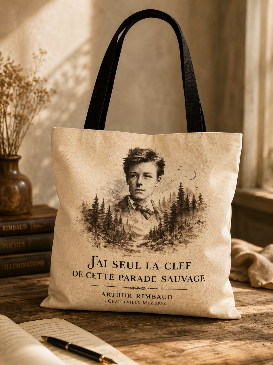 Tote Bag Arthur Rimbaud  — Parade Sauvage