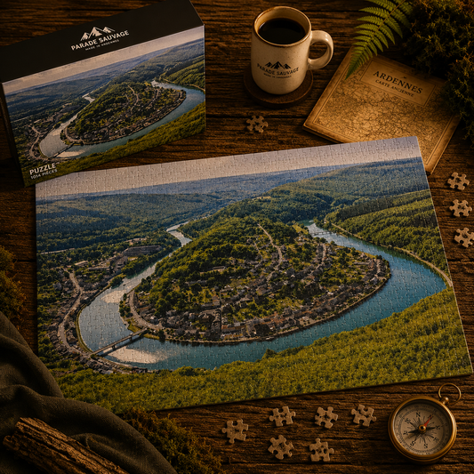 Puzzle Monthermé Parade Sauvage - Boucle de la Meuse Vue Panoramique