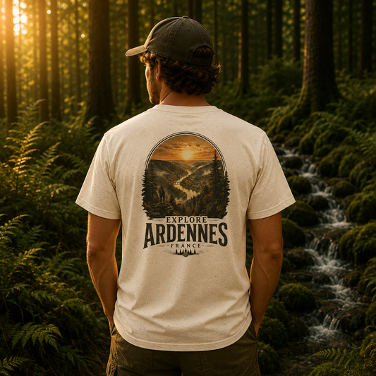 Explore Ardennes Parade Sauvage - T-shirt Vintage Outdoor France